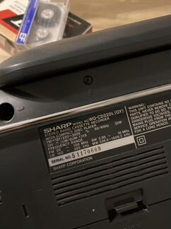Бумбокс sharp WQ-CD220L