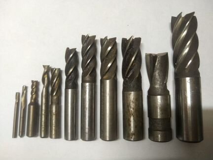 Набор концевых фрез по металлу цх 3-20 мм Р6М5