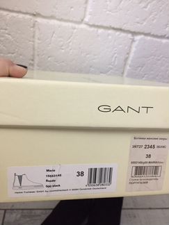 Ботинки челси Gant зимние, 38 р-р