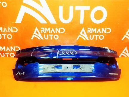 Крышка багажника Audi A4 5 B9 2015-Нв