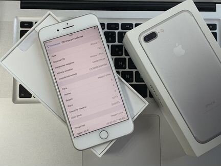 iPhone 7Plus 32agb Silver. Б/У. Ростест
