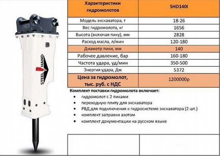 Ковш 800 мм дл эп Komatsu