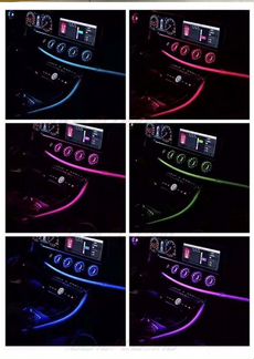 Подсветка салона Mercedes Benz W213 64цвета