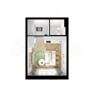 Квартира-студия, 25.8 м², 5/13 эт.