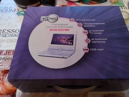 Портативный dvd-плеер Direc D2780
