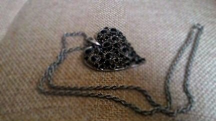 Цепь Подвеска кулон огромное сердце