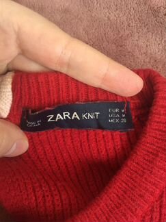 Красный свитер Zara