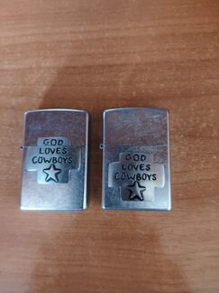Zippo marlboro бог любит ковбоев