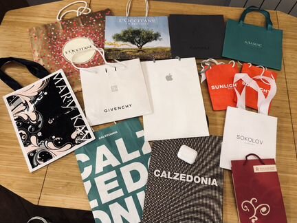 Обмен новые подарочные пакеты на продукты