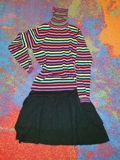 Уютное яркое платье 46р