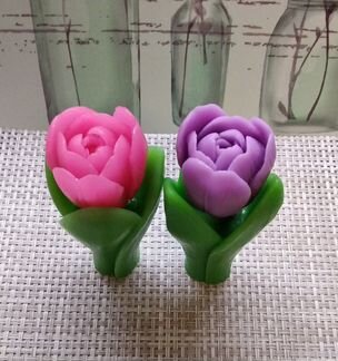 Тюльпан из мыла ручной работы