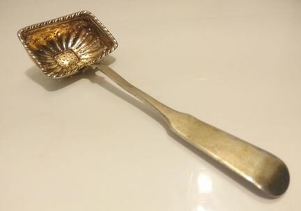 Ситечко серебро, позолота, старинное, антиквариат