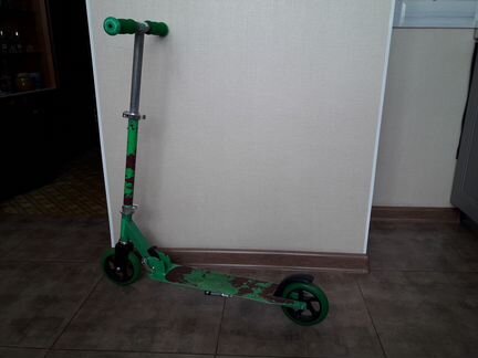 Самокат atemi AFS-145P green