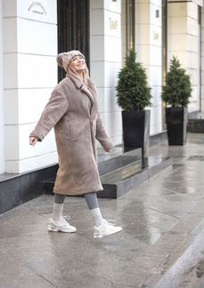 Эко шуба тедди теплая