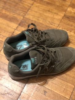 New Balance 996 кроссовки женские. Цвет хаки. Замш