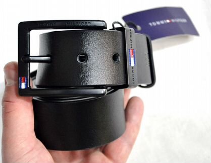 Мужской ремень / Tommy Hilfiger / новый (черный)