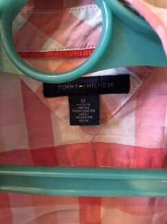 Рубашка розовая tommi hilfiger