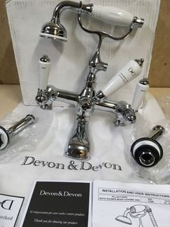 Смеситель devon & devon dandy5 marf40BCR на борт в
