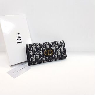 Женский кошелек Christian Dior Диор жаккард кожа