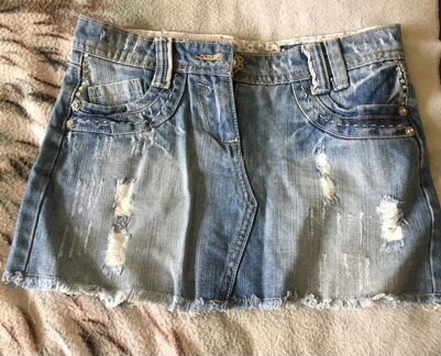 Продаю 2 джинсовые юбки, новые, р-р xxs и xs