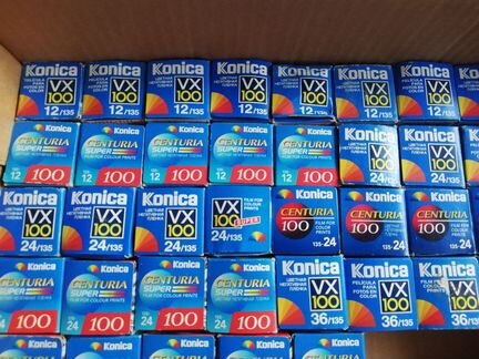 Просроченная фотоплёнка Konica 12 кадров
