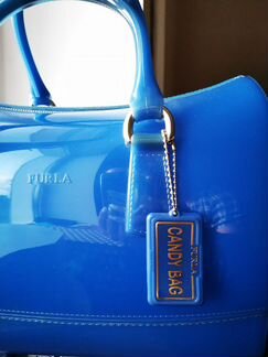 Сумка Furla Candy Bag синего цвета (оригинал)