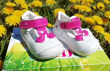 Кожаные новые туфельки Турция размер 20-21