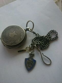 Очень Редкие Серебряные карманные часы 1896 г