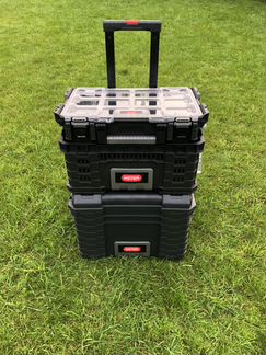 Тележка Трансформер Keter Plus ящики и корзина