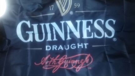 Флаг банер Guinness