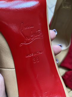 Туфли christian louboutin