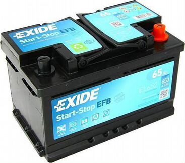 Аккумулятор Exide Start-Stop EFB EL652 оп 65Ач