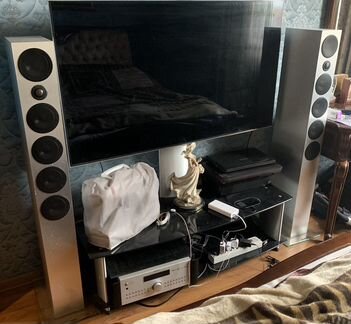 Revox акустика и ресивер rotel