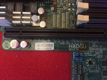 Н8DGU + 2x opteron + 2x радиаторы