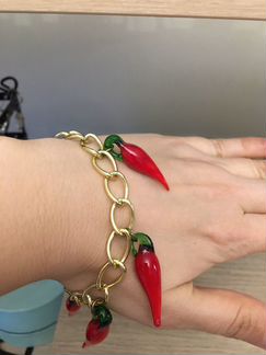 Браслет с муранским стеклом