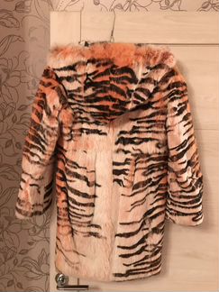 Детская Шуба из натурального кролика