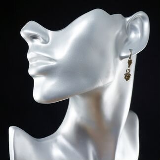 Серьги Желуди мини, античная бронза