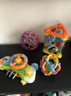 Детский игровой коврик для малышей+игрушки