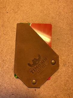 Визитница из натуральной кожи