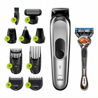 Машинка для стрижки Braun MGK7220+Gillette, новая