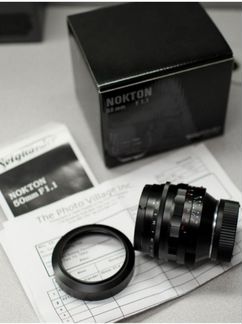 Voigtlaender 50mm f/1.1 Nokton Leica M
